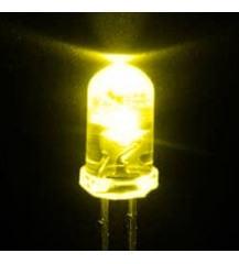 5mm Clear Lens LED Yellow